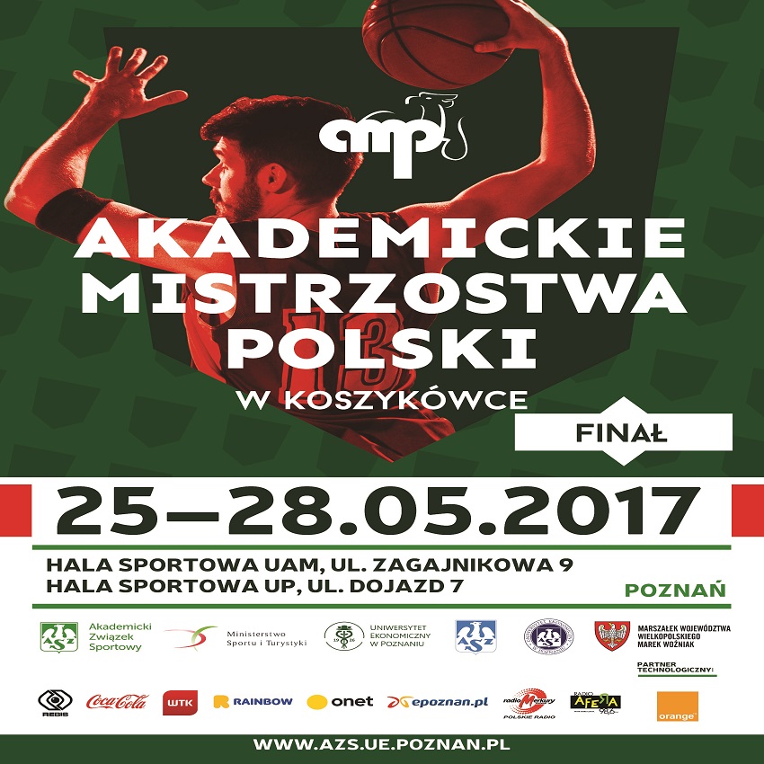 PLAKAT-Fina_-AMP-w-Koszyk_wce-M_czyzn - Akademicki Związek Sportowy Uniwersytetu Ekonomicznego w Poznaniu
