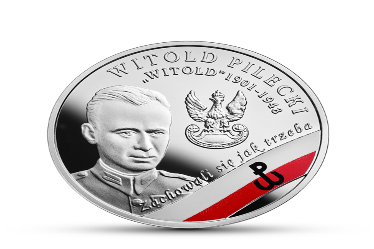 Moneta NBP z Witoldem Pileckim - NBP