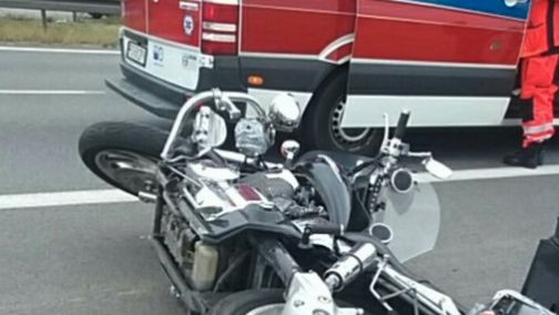 wypadek S11 motocykl - Krzysztof  - Total auto