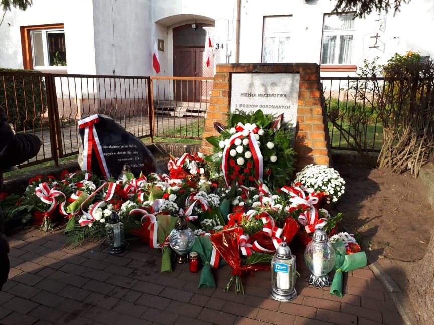 nekla odsłonięcie tablicy upamiętniającej walczących mieszkańców - Jacek Liersch