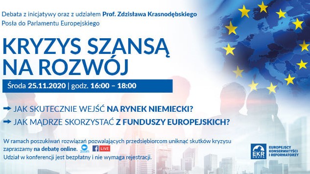 kryzys szansą na rozwój konferencja  - FB: Prof. Zdzisław Krasnodębski