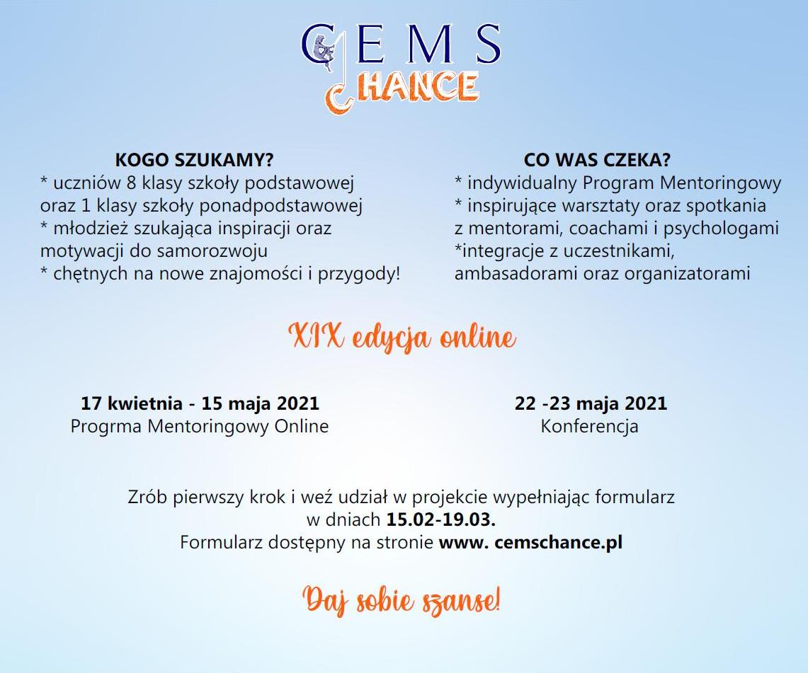 CEMS Chance XIX - Organizator