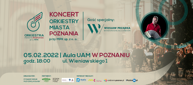 Koncert Orkiestry Miasta Poznania 2022 - Organizator