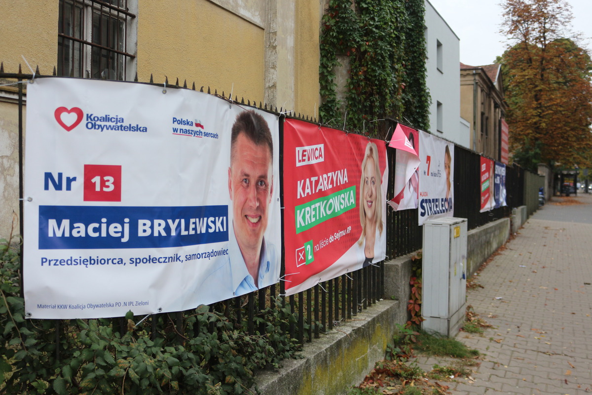 plakaty wyborcze - Leon Bielewicz - Radio Poznań