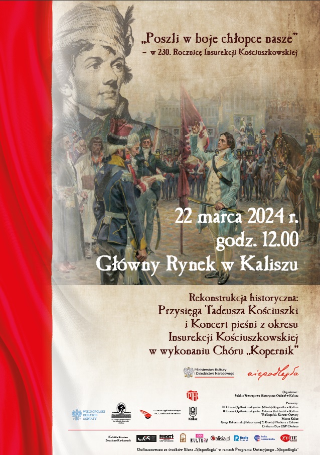 „Przysięga Tadeusza Kościuszki” - inscenizacja 2024 - Organizator