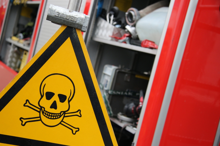 straż pożarna znak ostrzegawczy niebezpieczeństwo - Marcin Wesołowski