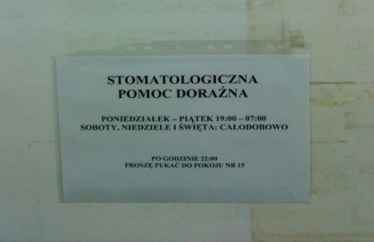 Pomoc stomatologiczna doraźna - Iwona Krzyżak