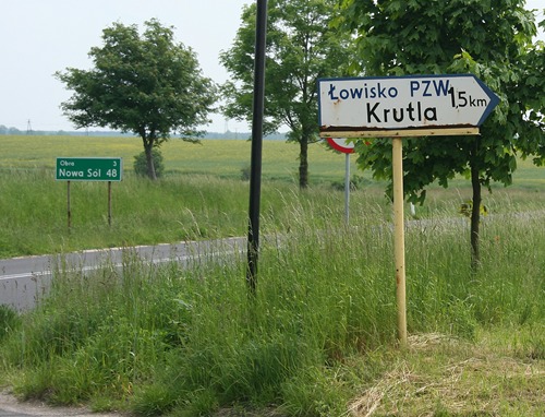 dojazd na łowisko krutla - PZW