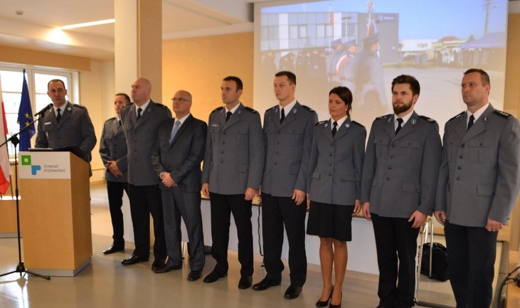 wyróżnieni przez powiat - Policja Poznań