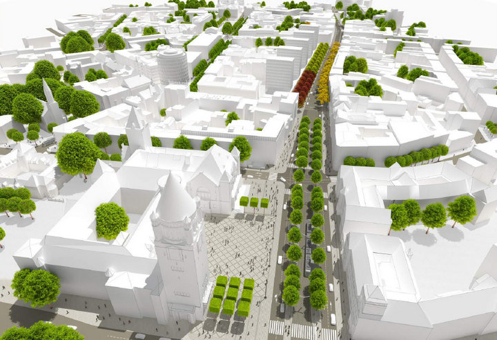 koncepcja ulicy święty marcin - Studio ADS z Poznania