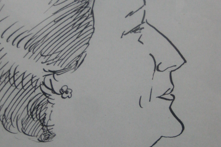 emilia waśniowska rysunek - repr. Jacek Butlewski