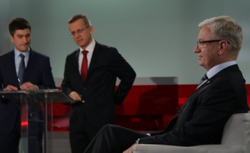 jaśkowiak na debacie - Marcin Wesołowski