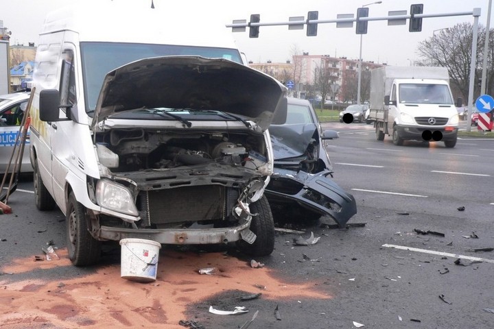 skrzyżowanie dróg krajowych w lesznie - Straż pożarna Leszno