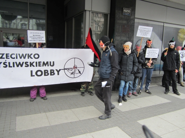 protest przeciwko polowaniom i myśliwym - Jacek Kosiak