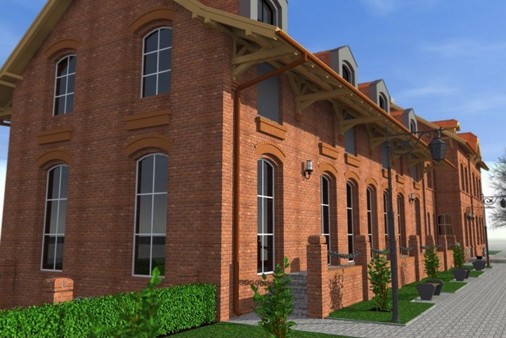 dworzec w pleszewie wizualiziacja - UMiG Pleszew