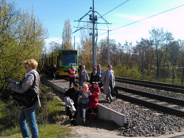 Zderzenie tramwajów na PST -  - Anna Skoczek - Radio Merkury