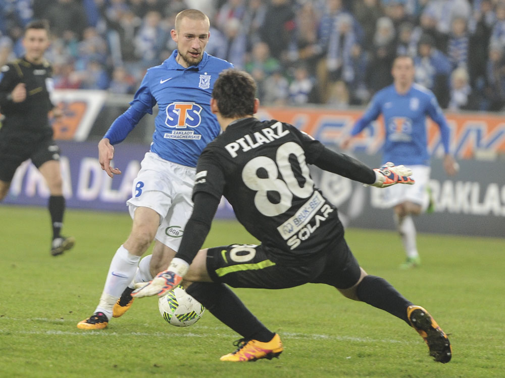 20160214, Lech - Termalica, 5-2_5 pawłowski - Przemek Modliński