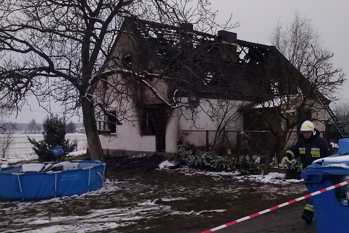 pożar domu duszniki (1) - Andrzej Ciborski