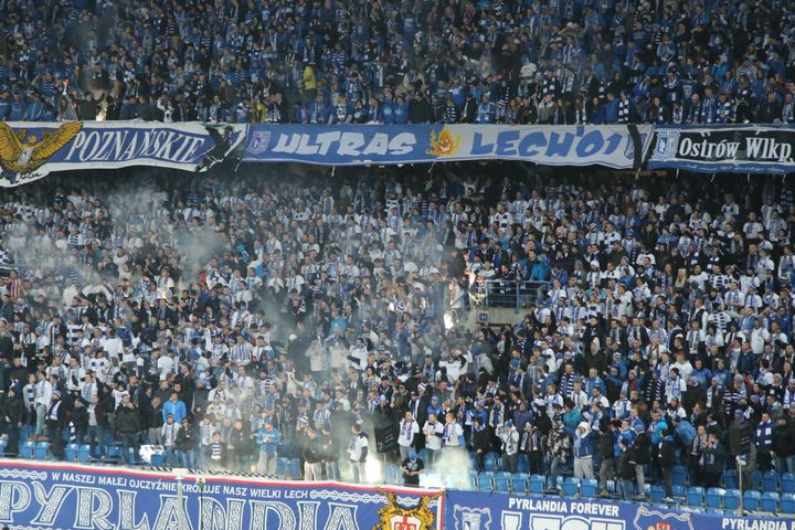 lech legia kibice na trybunach - Marcin Wesołowski