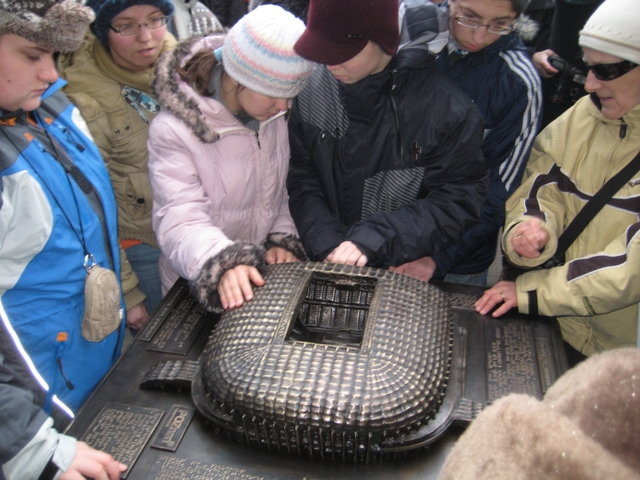 Makieta Stadionu Miejskiego dla niewidomych - Adam Michalkiewicz