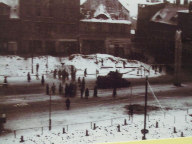 Płonąca katedra w Gnieźnie - repr. Rafał Muniak