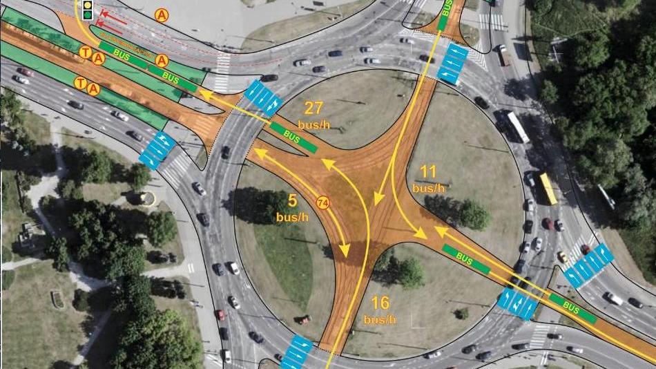rondo rataje przebudowa - ZDM