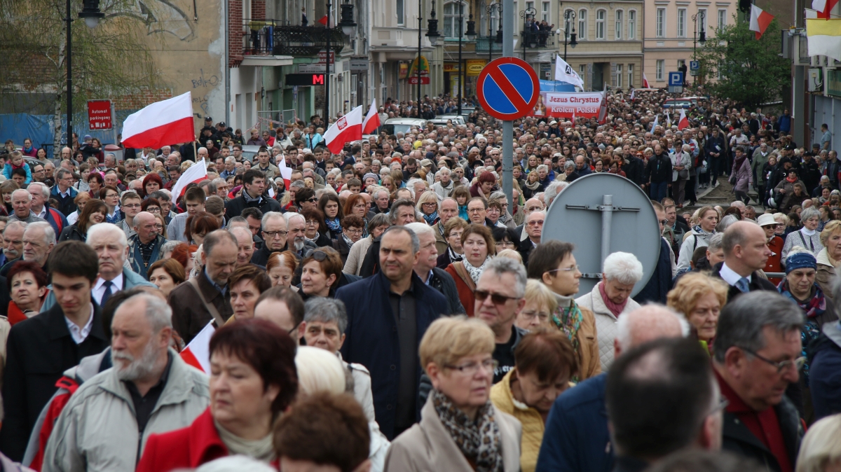Procesja maryjna 1050 Chrzest 966 - Marcin Wesołowski