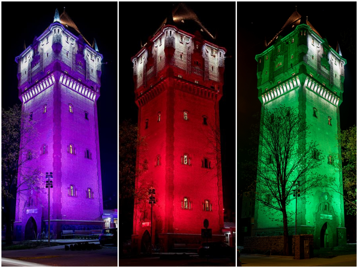 Kolorowa Wieża Ciśnień - Urząd Miasta Kościana