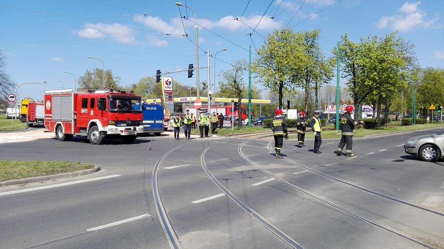 zderzenie tramwaj - Adam Michalkiewicz