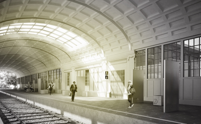 Dworzec Letni PKP - wizualizacja