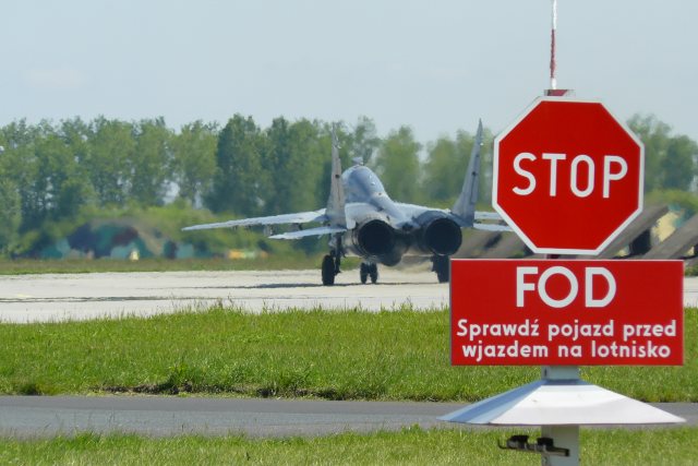 Mig 29 lotnisko w Krzesinach - Adam Sołtysiak - Radio Merkury