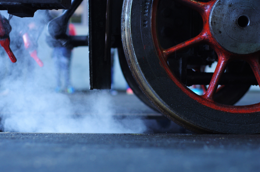 parowozy wolsztyn parowóz lokomotywa - Justyna Kowalewska