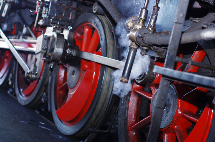 parowozy wolsztyn parowóz lokomotywa - Justyna Kowalewska