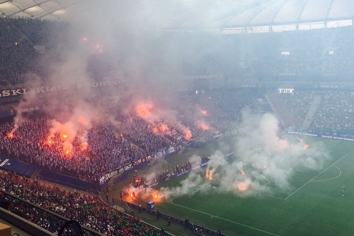 race na boisku, Lech-Legia, Puchar Polski - Anna Adamczyk