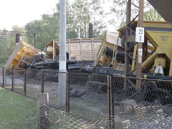 wykolejenie wagonów sośnie - Roman Lulek