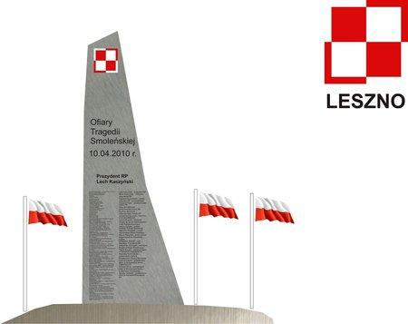 pomnik smolenski w lesznie - Jan Dziedziczak.pl