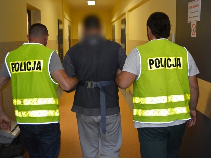 zatrzymany bandyta z leszna - Policja Leszno