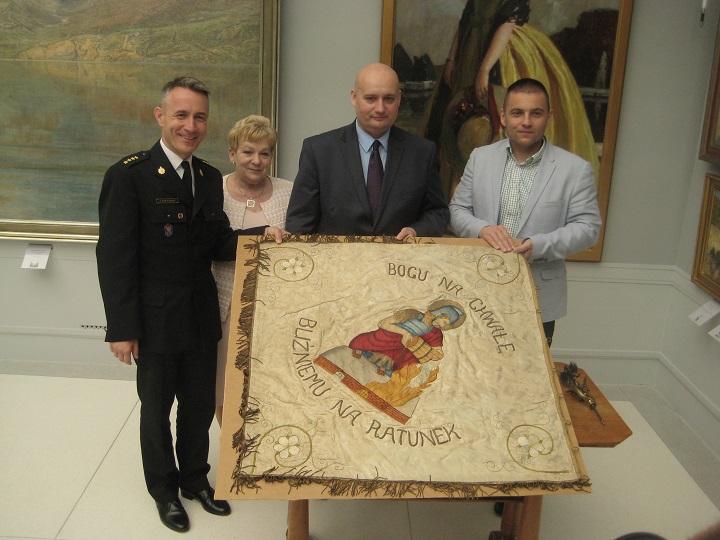 Sztandar Kolejowych OSP Pń 3 - Rafał Regulski