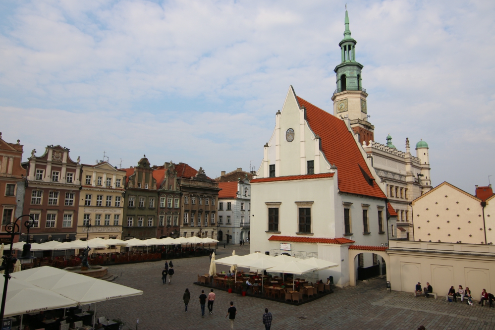 stary rynek ratusz ogródki poznań - Anna Adamczyk