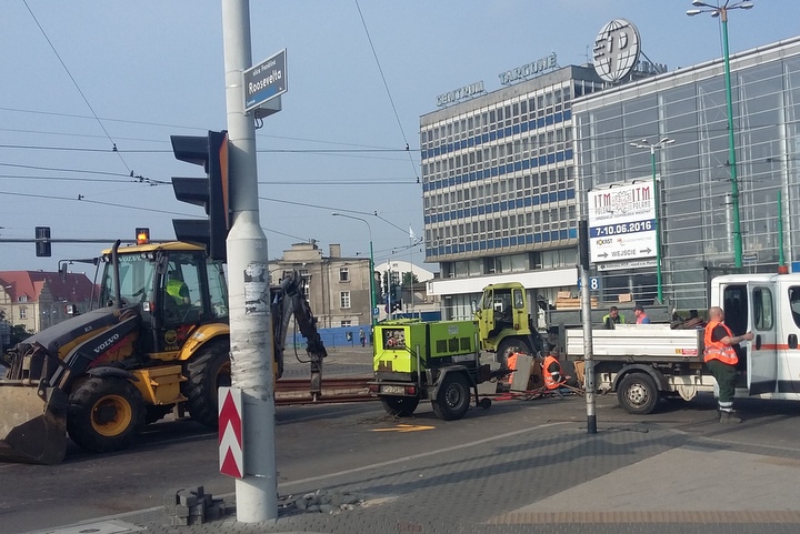 remont zwrotnic most dworcowy - Szymon Mazur