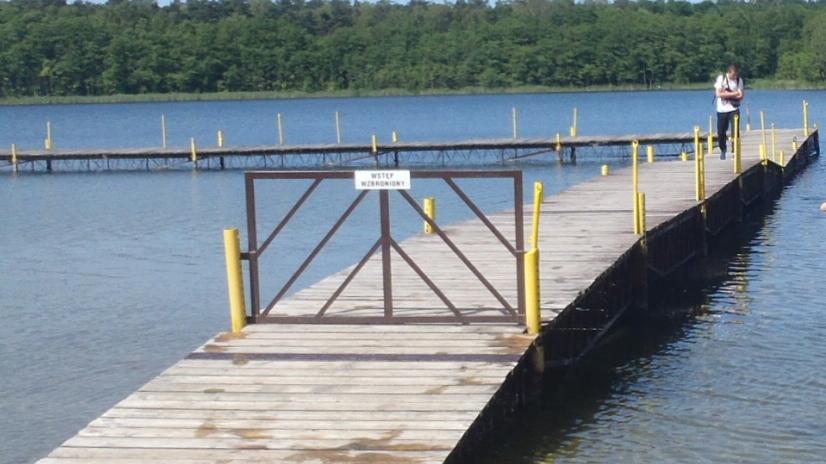 kąpiel wzbroniona jezioro strzeszynek pomost - Urząd Miasta Poznania