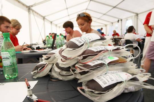 krwiobus na woodstocku - RCKiK w Poznaniu