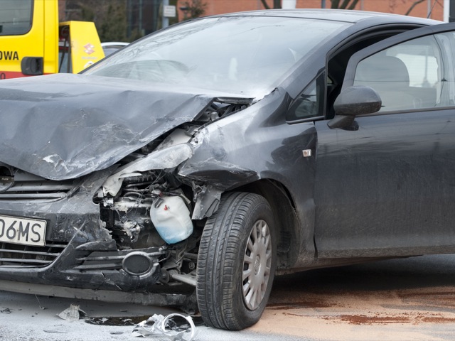 Wypadek samochodowy - Przemek Modliński