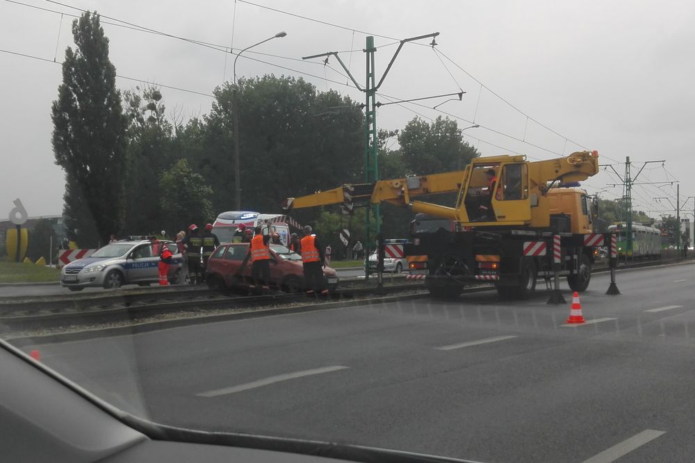 auto na torach - Adam Michalkiewicz