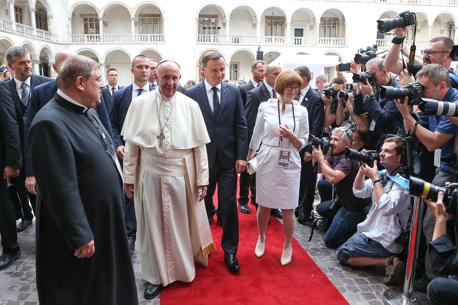 papież franciszek na wawelu - Kancelaria Prezydenta RP