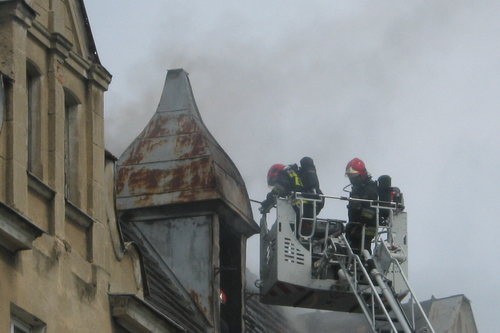 Pozar kamienicy przy Uminskiego (3) A. Rzewuski - Andrzej Rzewuski