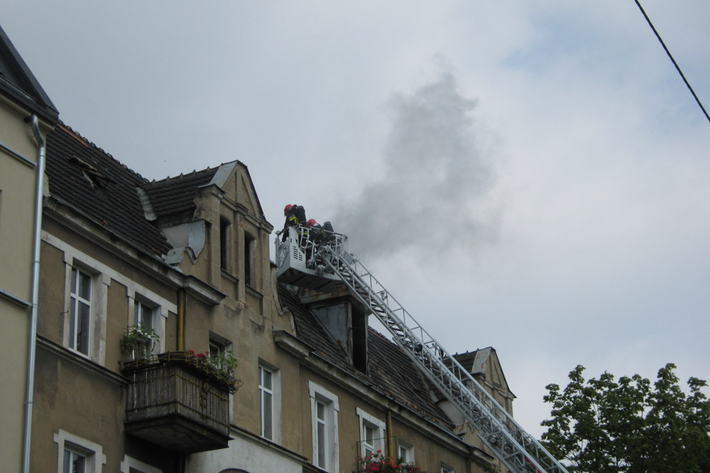 Pozar kamienicy przy Uminskiego (27) A. Rzewuski - Andrzej Rzewuski
