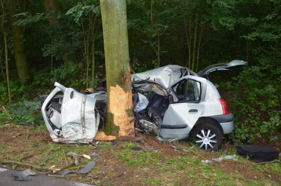 tragiczny wypadek w ostrzeszowie - JRG Ostrzeszów