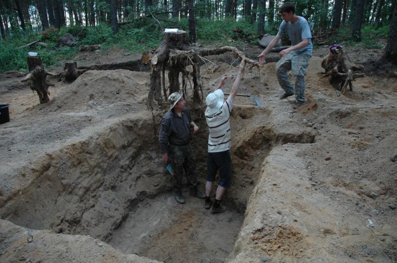 okdrycie archeologiczne w Pile - Patrycja Kaczmarska