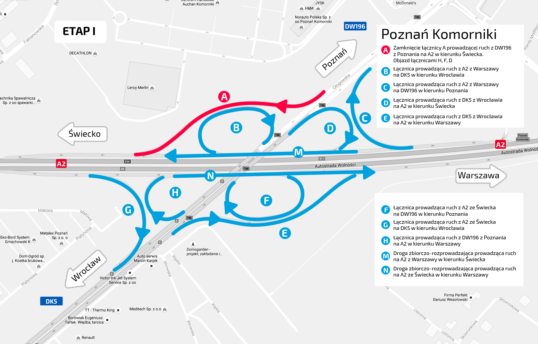 remont Poznań-Komorniki